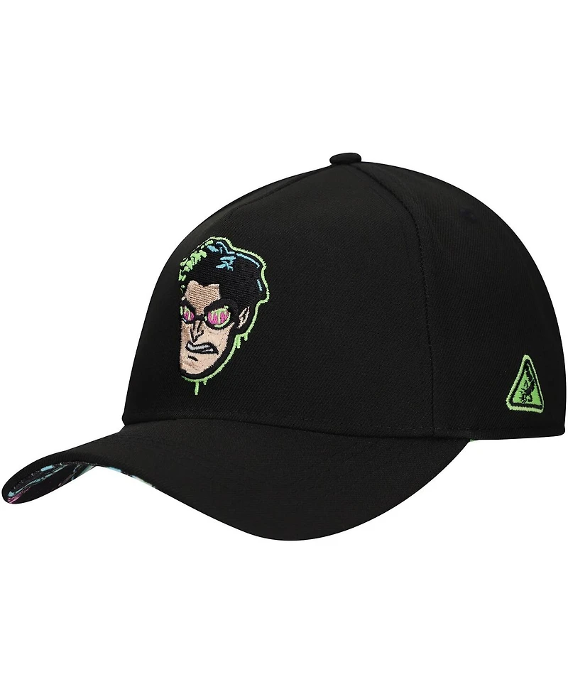 Lids Men's Black Spider-Man Glow-in-the-Dark Dr. Octopus Radioactive A-Frame Adjustable Hat