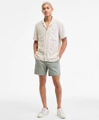 Sun + Stone Men's Camp Mays Regular-Fit Printed Button-Down Shirt, Macy's Exclusive
