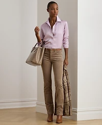 Lauren Ralph Women's Satin Charmeuse Shirt