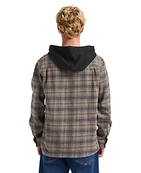 Quiksilver Men's Sandbar Hooded Flannel Shirt