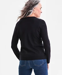 Style & Co Women's Button-Down Long-Sleeve Cardigan, Created for Macy's