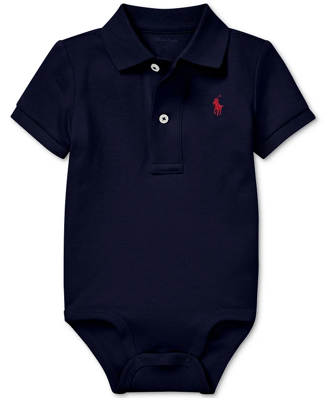 Shop Polo Ralph Lauren Baby Boys Cotton Embroidered Pony T-Shirt - Main Image