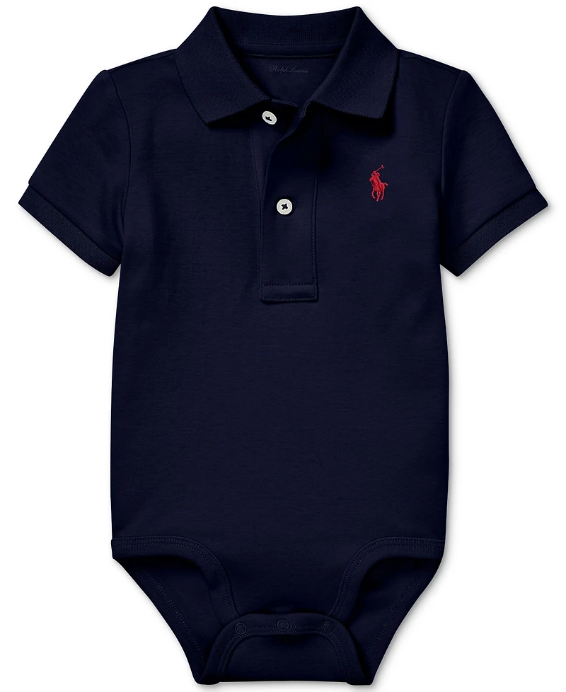 Polo Ralph Lauren Baby Boys Cotton Polo Bodysuit