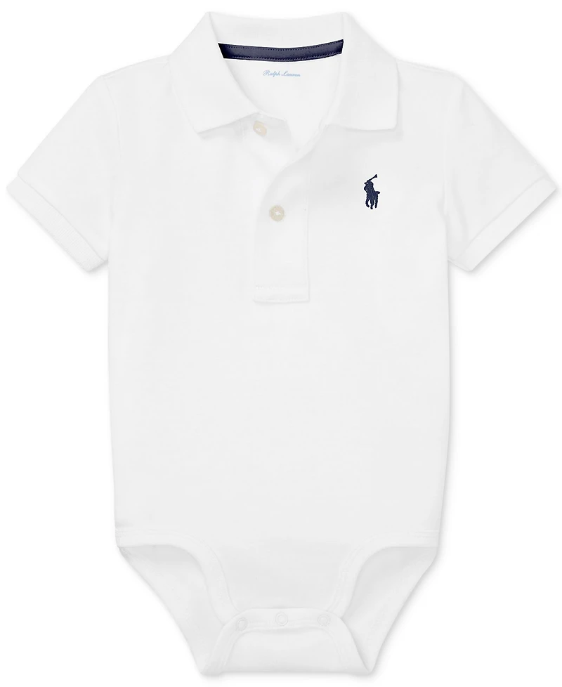 Polo Ralph Lauren Baby Boys Cotton Polo Bodysuit