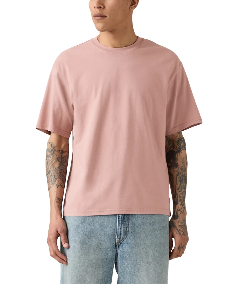 Levi's Men's Relaxed Fit Cropped Boxy Short Sleeve Crewneck T-Shirt