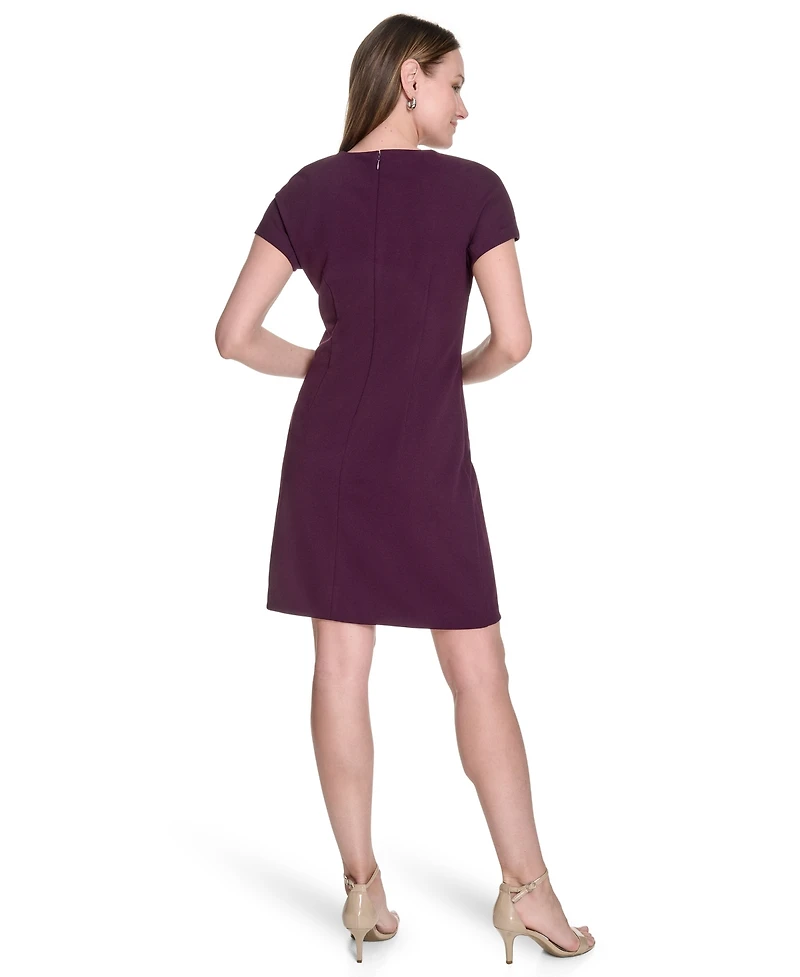 Tommy Hilfiger Women's Button-Trim Shift Dress