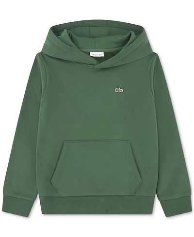 Lacoste Big Boys Core Fleece Pullover Hoodie