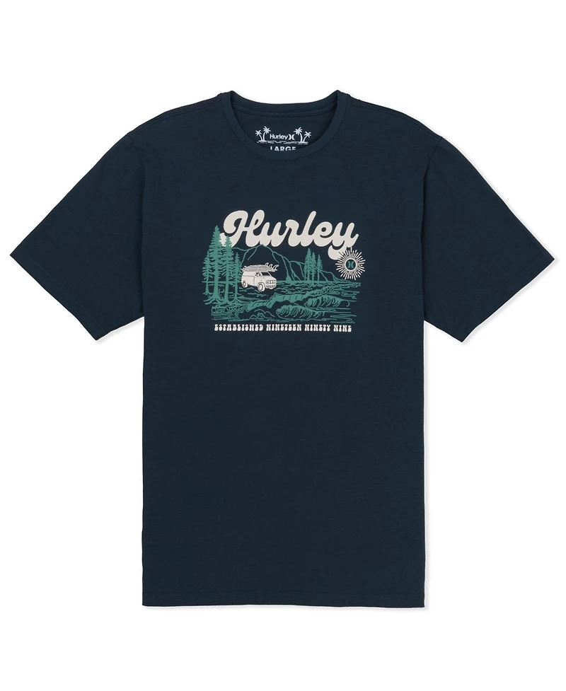 Hurley Men's Camp Short Sleeve T-Shirt