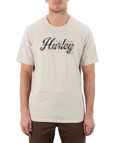 Hurley Men's Gas Station Slub Short Sleeve T-Shirt
