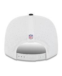 New Era Men's White/Black Las Vegas Raiders 2025 Nfl Training Camp 9SEVENTY Adjustable Hat