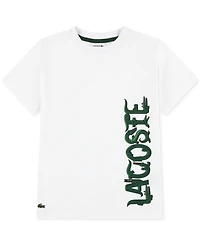 Lacoste Big Boys Cotton Croc Letter Graphic T-Shirt