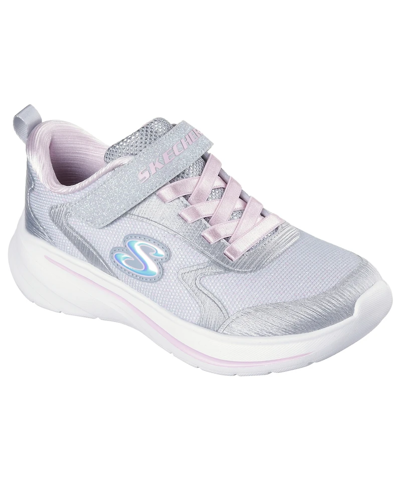 Skechers Little Girls Wave 92 Fastening Strap Casual Sneakers from Finish Line