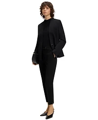 Boss by Hugo Women's Stretch Punto Milano Slim-Fit Pants