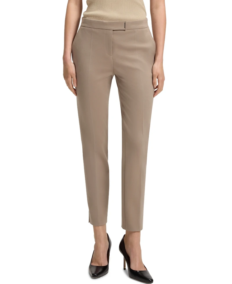 Boss by Hugo Boss Women's Stretch Punto Milano Slim-Fit Pants