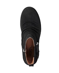 Earth Women's Zane Ruched Block Heel Booties