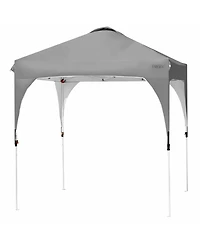 Gymax 6.6x6.6 Ft Pop up Canopy Tent Shelter Height Adjustable w/ Roller Bag