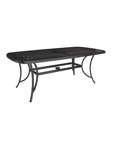 Mondawe Rectangular Aluminum Outdoor Dining Table