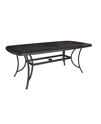 Mondawe Rectangular Aluminum Outdoor Dining Table