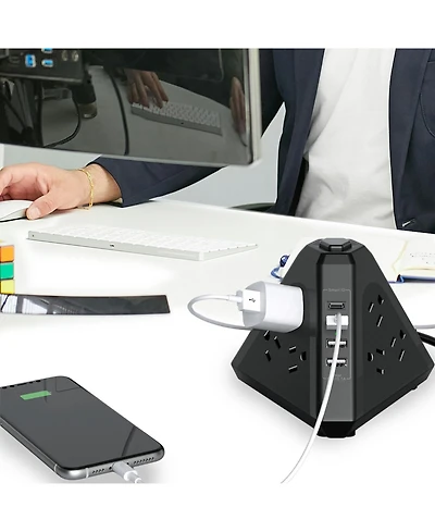 3pExperts Triangle Port Charger 13 N 1 Charging Station