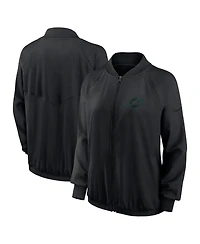 Nike Women's Black Miami Dolphins Full-Zip Jacket