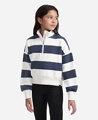 abercrombie kids Girls Half Zip Preppy Pullover Sweatshirt