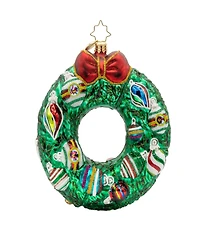 Christopher Radko Jingle All The Way Wreath Ornament