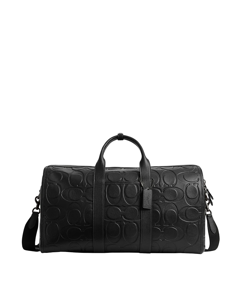 Coach Men's Gotham 45 in Maxi Signature Leather Duffle Bag
