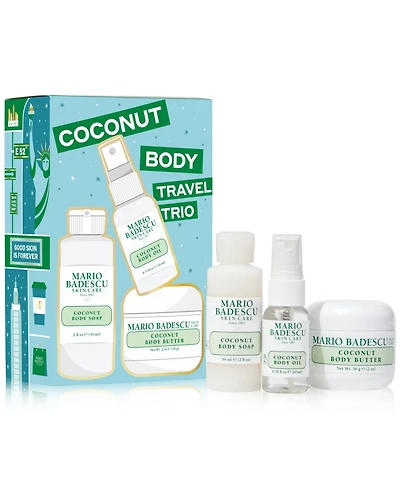 Mario Badescu 3-Pc. Coconut Body Travel Set