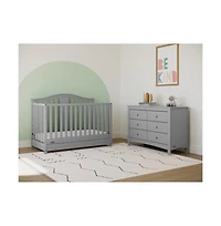Graco Noah 6 Drawer Double Dresser (Pebble Gray)