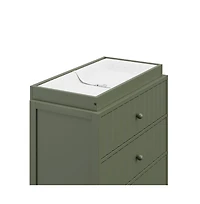 Graco Teddi 3 Drawer Chest with Changing Table Topper (Olive)