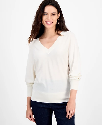 I.n.c. International Concepts Petite Dolman-Sleeve Sweater, Created for Macy's