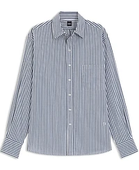 Boss by Hugo Women's Cotton-Blend Striped Blouse