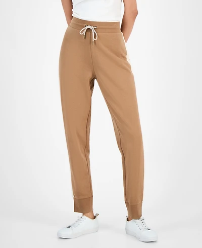 Nautica Jeans Women's Side-Striped Jogger Pants