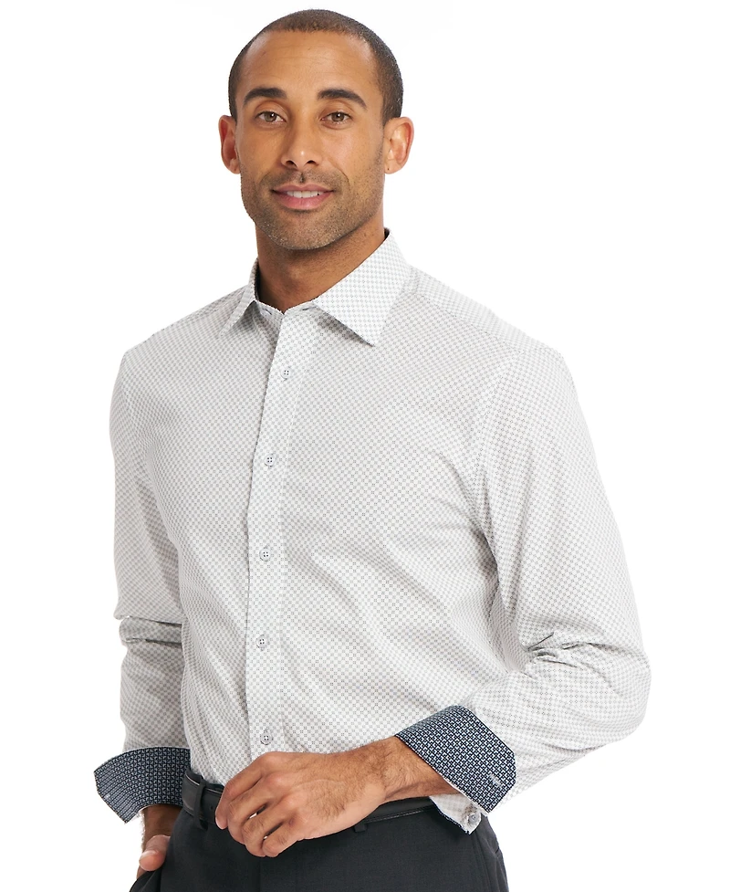 Nick Graham Men's Four-Leaf Clover Dress Shirt
