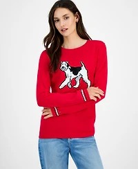 Tommy Hilfiger Women's Cotton Terrier Crewneck Sweater
