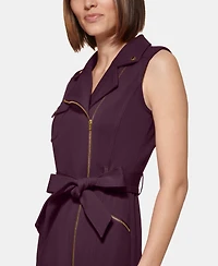 Calvin Klein Women's Scuba Crepe Sleeveless Dress