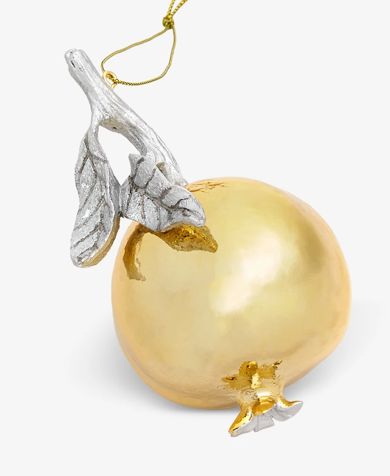 Holiday Lane Berry Tones Gold Pomegranate Ornament, Macy's Exclusive