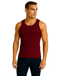 Galaxy By Harvic Men's Heavyweight Ribbed Tank Top