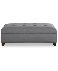 Kallison Fabric Storage Ottoman, Exclusively at Macy's