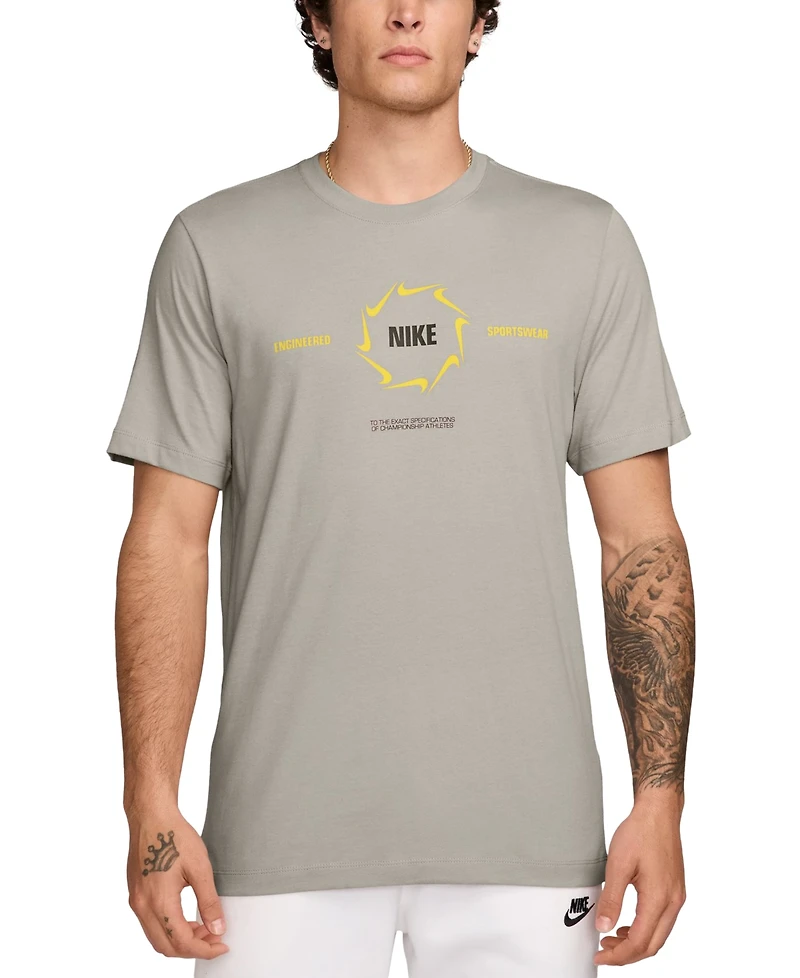 Nike Men's Sportswear Relaxed-Fit Logo Graphic T-Shirt