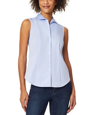 Jones New York Women's Cotton Easy-Care Sleeveless Shirt