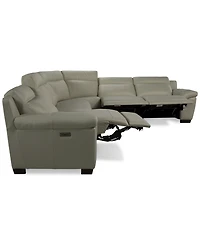 Julius Ii -Pc. Leather L Sectional with Power Recliners