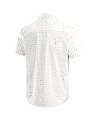 Darius Rucker Collection by Fanatics Men's Cream Chicago Cubs Printed Button-Down Shirt