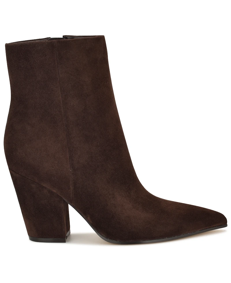 Nine West Women's Ariza Tapered Block Heel Booties