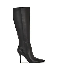 Nine West Women's Gerty Tall Pointy Toe Stiletto Boots