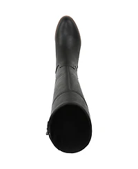 Dr. Scholl's Women's Adeline Wide Calf Block Heel Zip Tall Boots