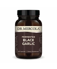 Dr. Mercola Fermented Black Garlic, 30 Servings, Supports Immune and Blood Pressure Health