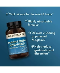 Dr. Mercola Magnesium Advanced, 30 Servings, Magnesium L-Threonate