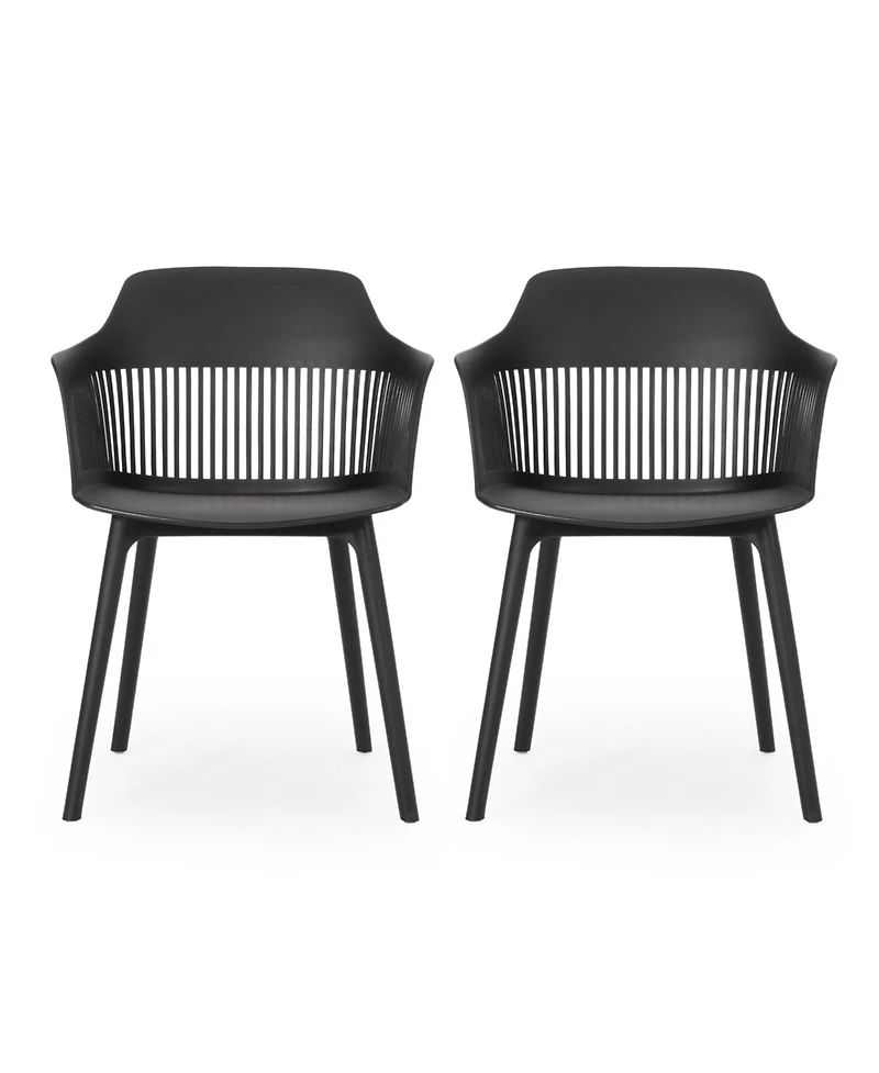 Dahlia Modern Outdoor Chair Weather-Resistant Plastic Minimalist Design