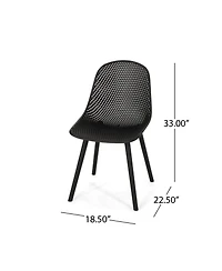 Flynama Set Of 2 Outdoor Dining Chair